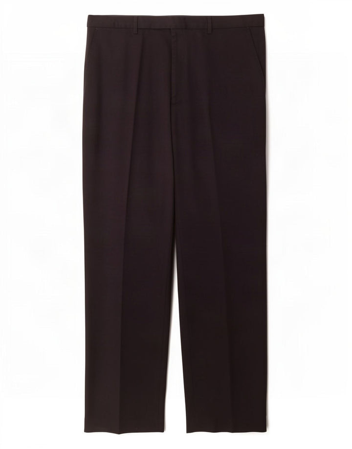 Marks & Spencer Pantalon de Costume Regular Homme W40 L33 Bleu Marine Polyester