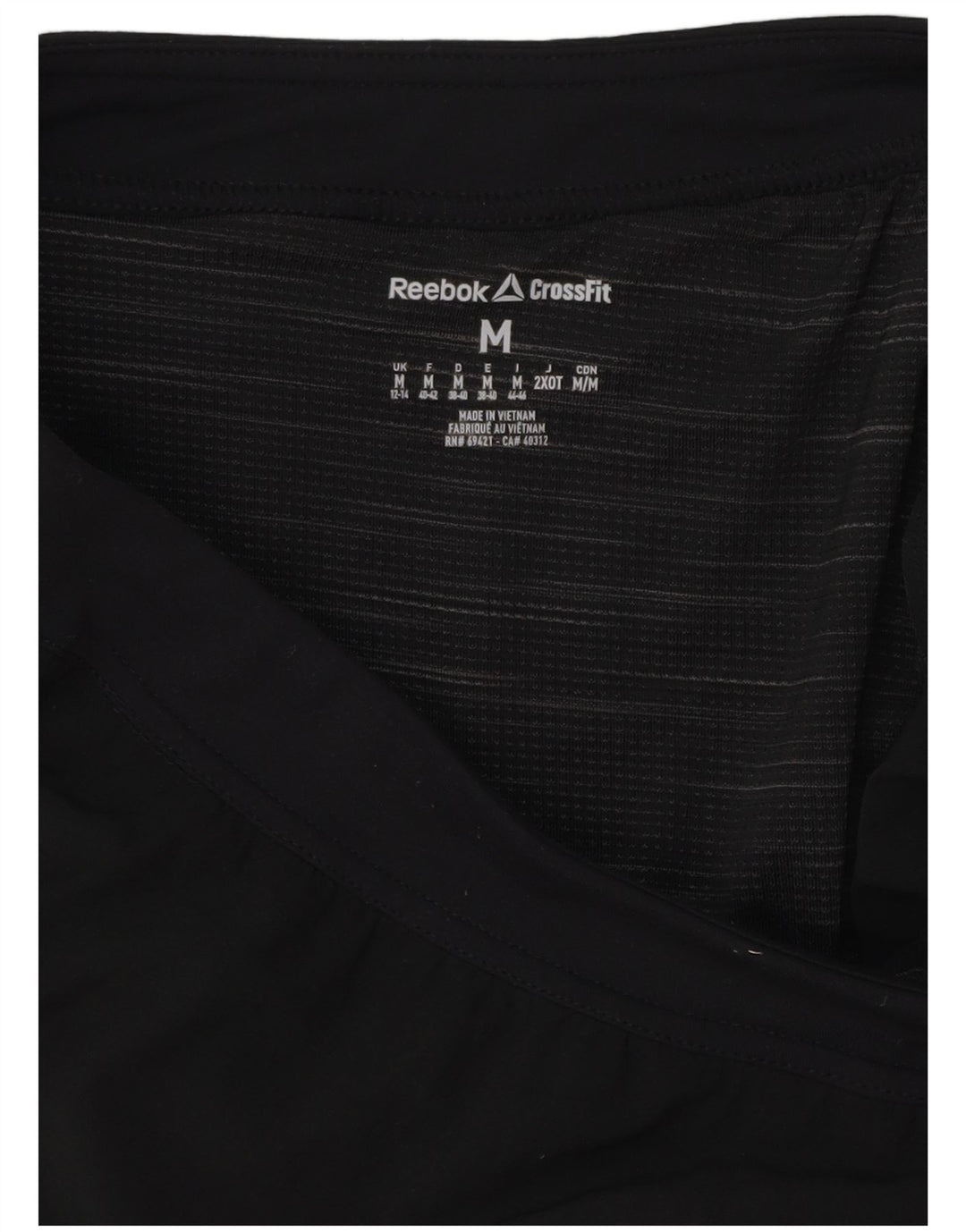 Reebok Short de sport pour femme UK 12/14 Medium Noir