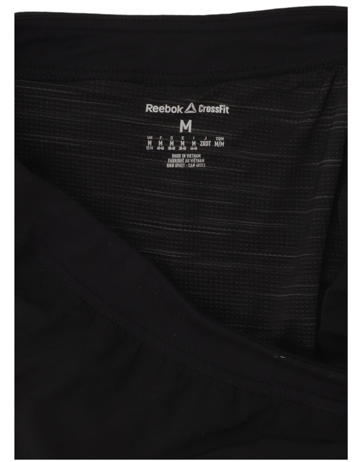 Reebok Short de sport pour femme UK 12/14 Medium Noir