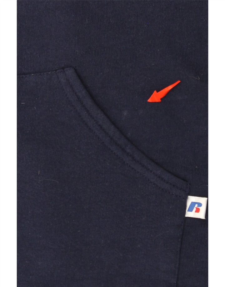 RUSSELL ATHLETIC Pull à capuche zippé Dri-Power pour femme UK 18 XL Bleu marine