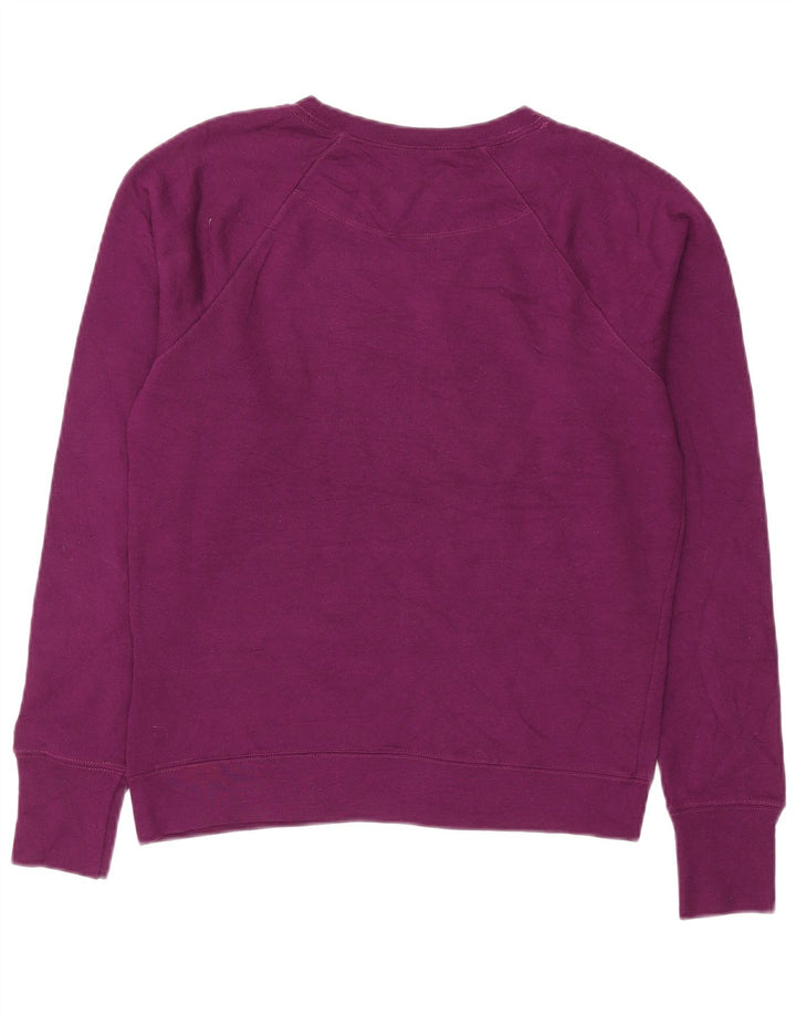 Champion Sweat-shirt surdimensionné graphique pour femme UK 10 Petit Violet