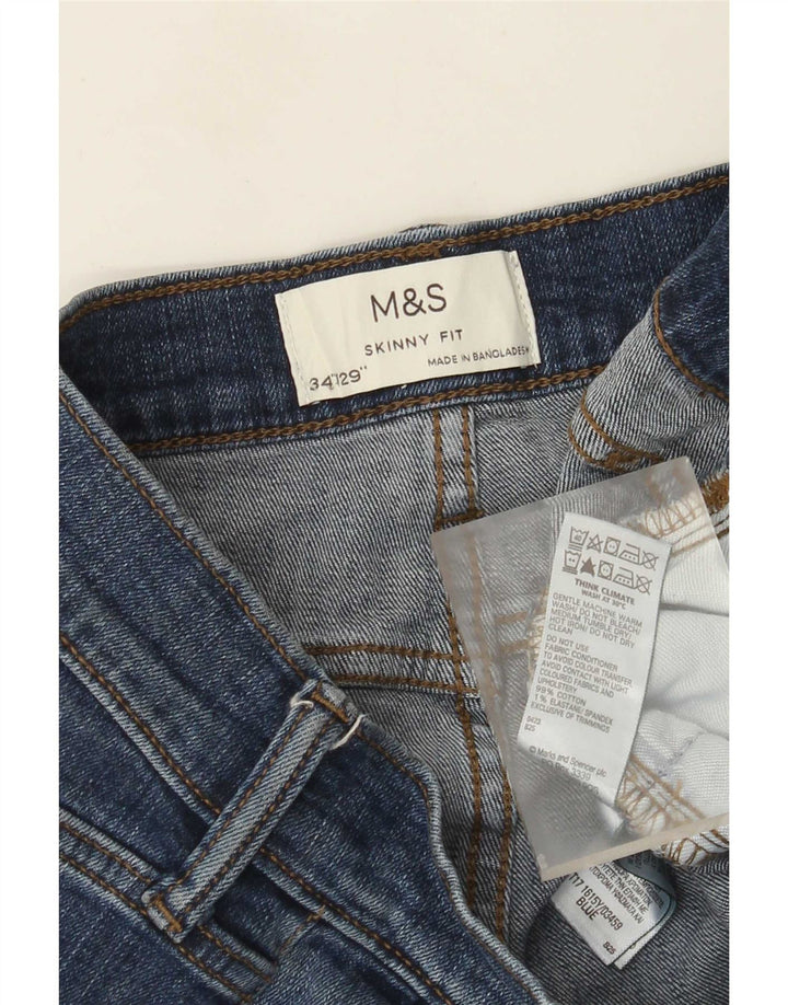 Marks & Spencer Jean skinny homme W34 L29 bleu coton