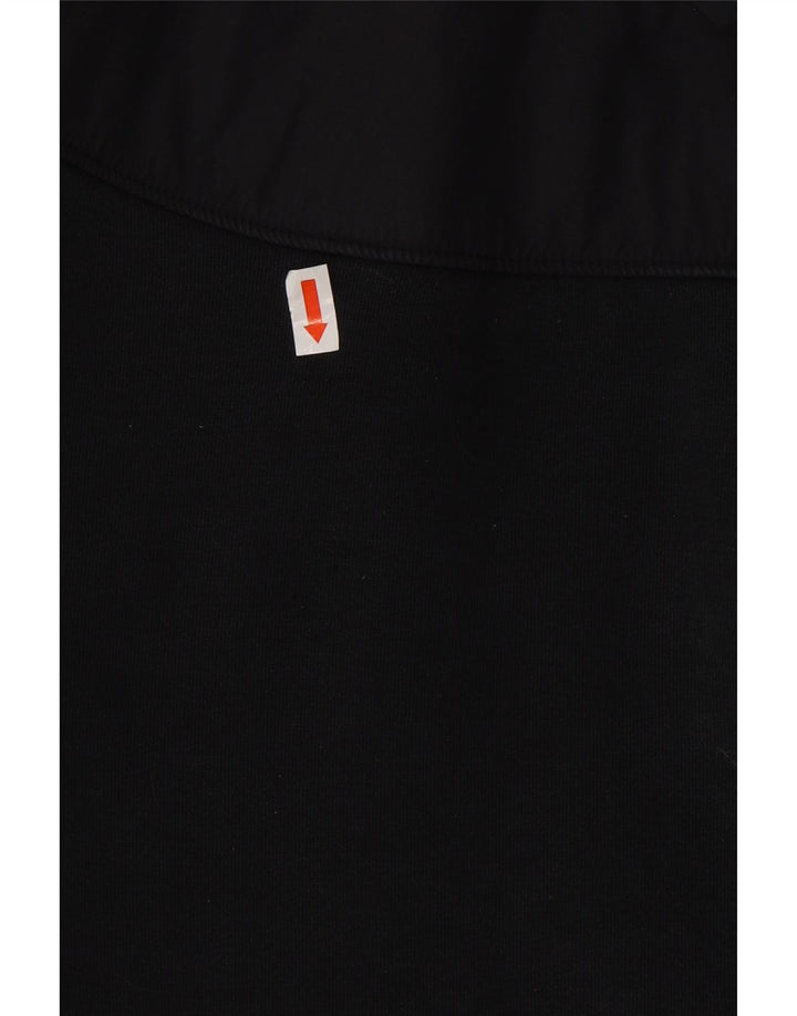 NIKE Pull à capuche zippé pour homme en coton noir moyen