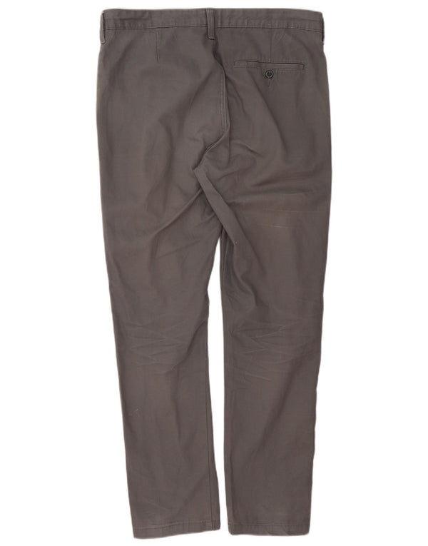 Marks & Spencer Pantalon Chino Fuselé Homme W32 L29 Gris Coton