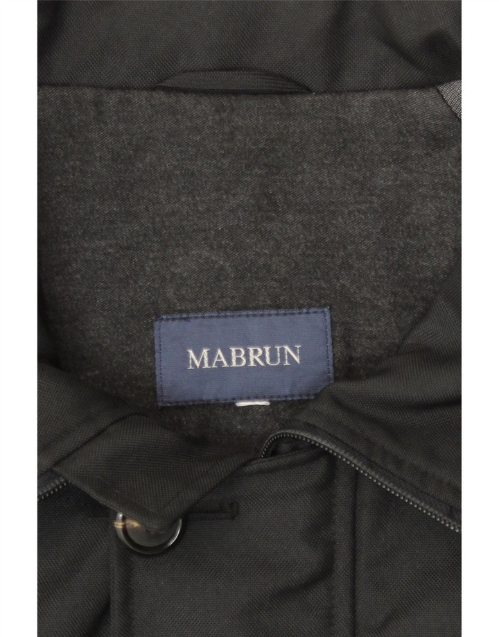 Mabrun Veste coupe-vent pour homme UK 40 Large Noir Polyamide