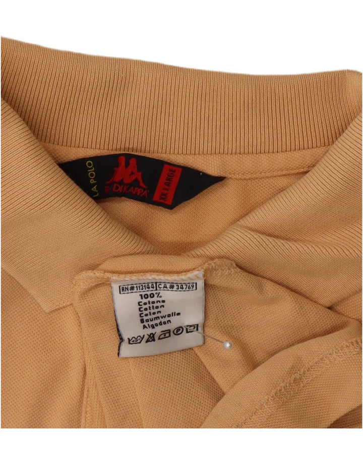 Kappa Polo Homme 2XL Beige Coton