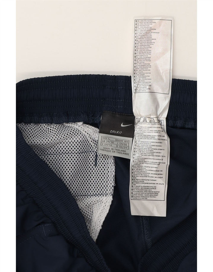 Nike Short de bain Dri Fit pour homme en polyester bleu marine Taille L