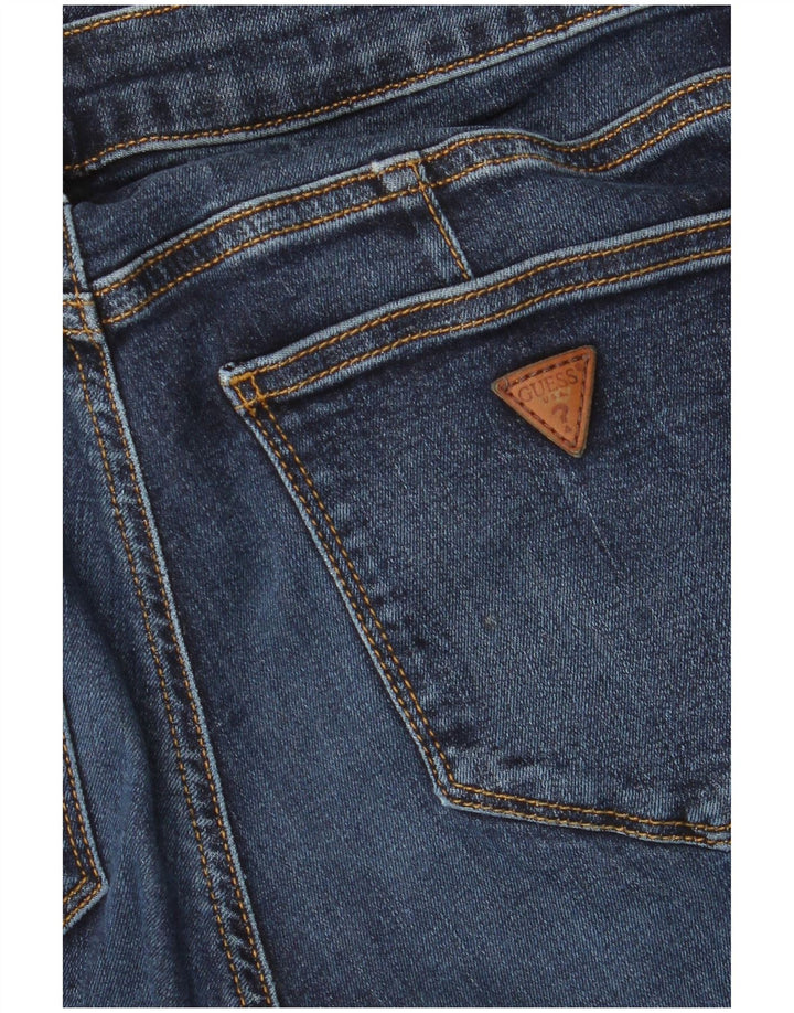Guess Jean Slim Femme W26 L26 Bleu Marine