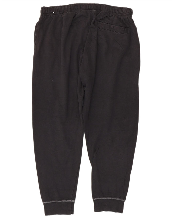 NIKE Pantalon de survêtement graphique pour femme Joggers UK 16 Large Noir Coton