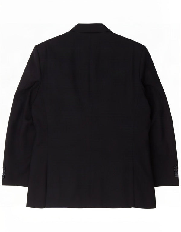 Reda Veste blazer croisée pour homme IT 54 2XL Laine vierge bleu marine