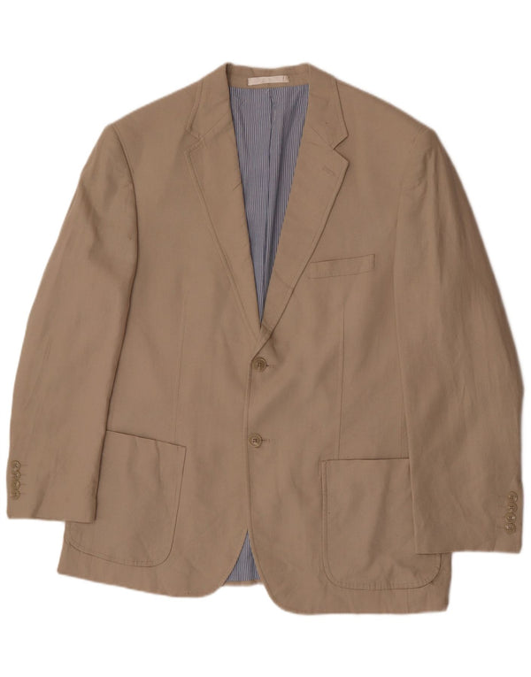 Marks & Spencer Veste blazer à 2 boutons pour homme UK 42 Grand lin beige