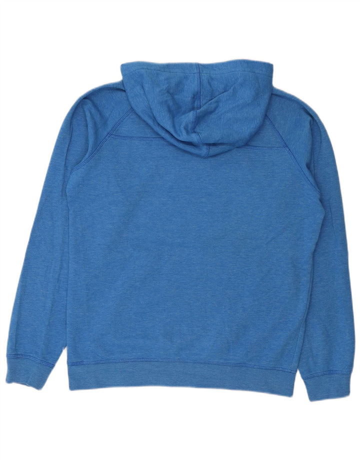 Jack & Jones Pull à Capuche Graphique Homme Bleu Moyen Coton