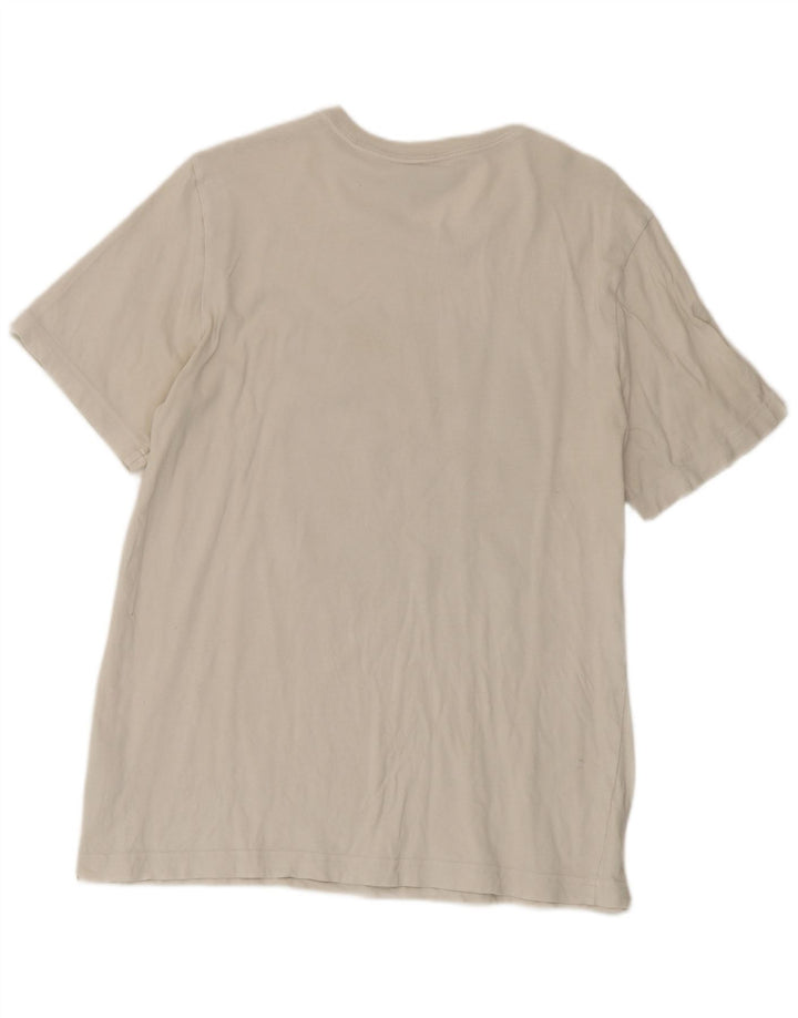 Adidas T-shirt graphique pour homme en coton camouflage blanc moyen