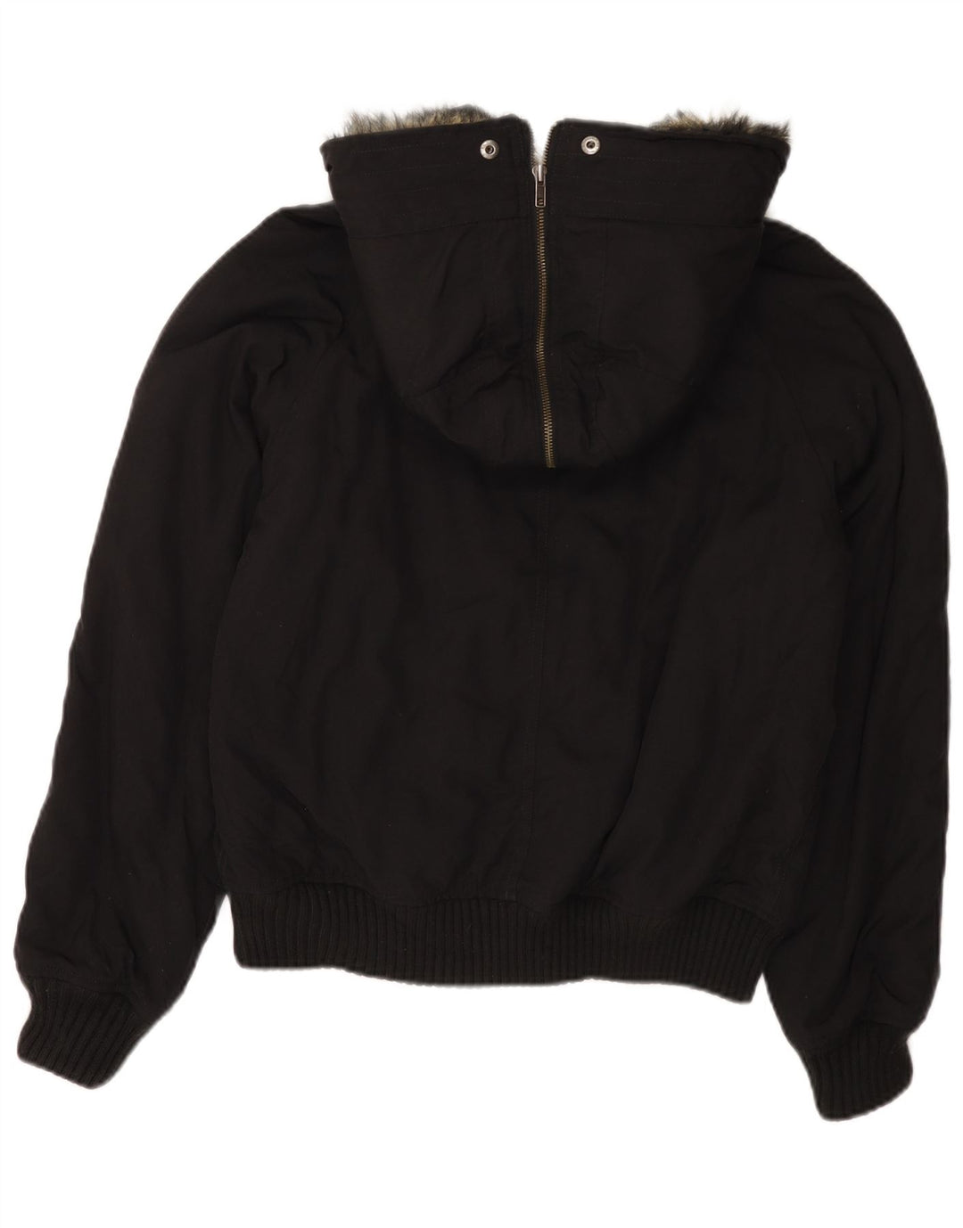 WOOLRICH Veste bomber à capuche pour homme UK 38 Medium Noir Nylon