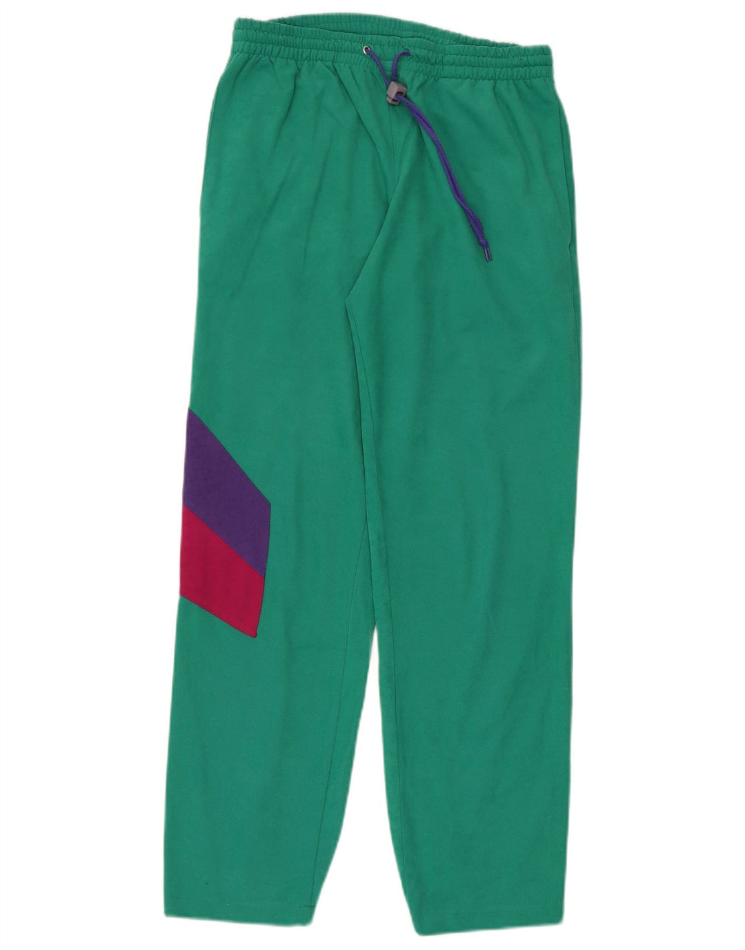 Survêtement complet femme vintage UK 14 Polyester colorblock vert moyen