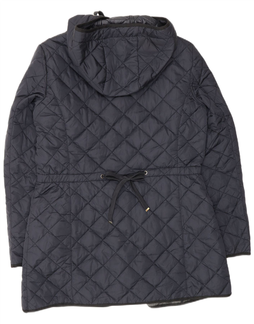 Massimo Dutti Veste matelassée à capuche pour femme UK 18 XL Bleu marine
