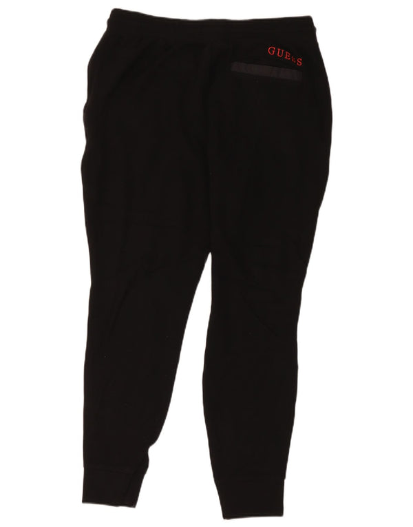 Guess Pantalon de Survêtement Homme Joggers Small Noir Viscose
