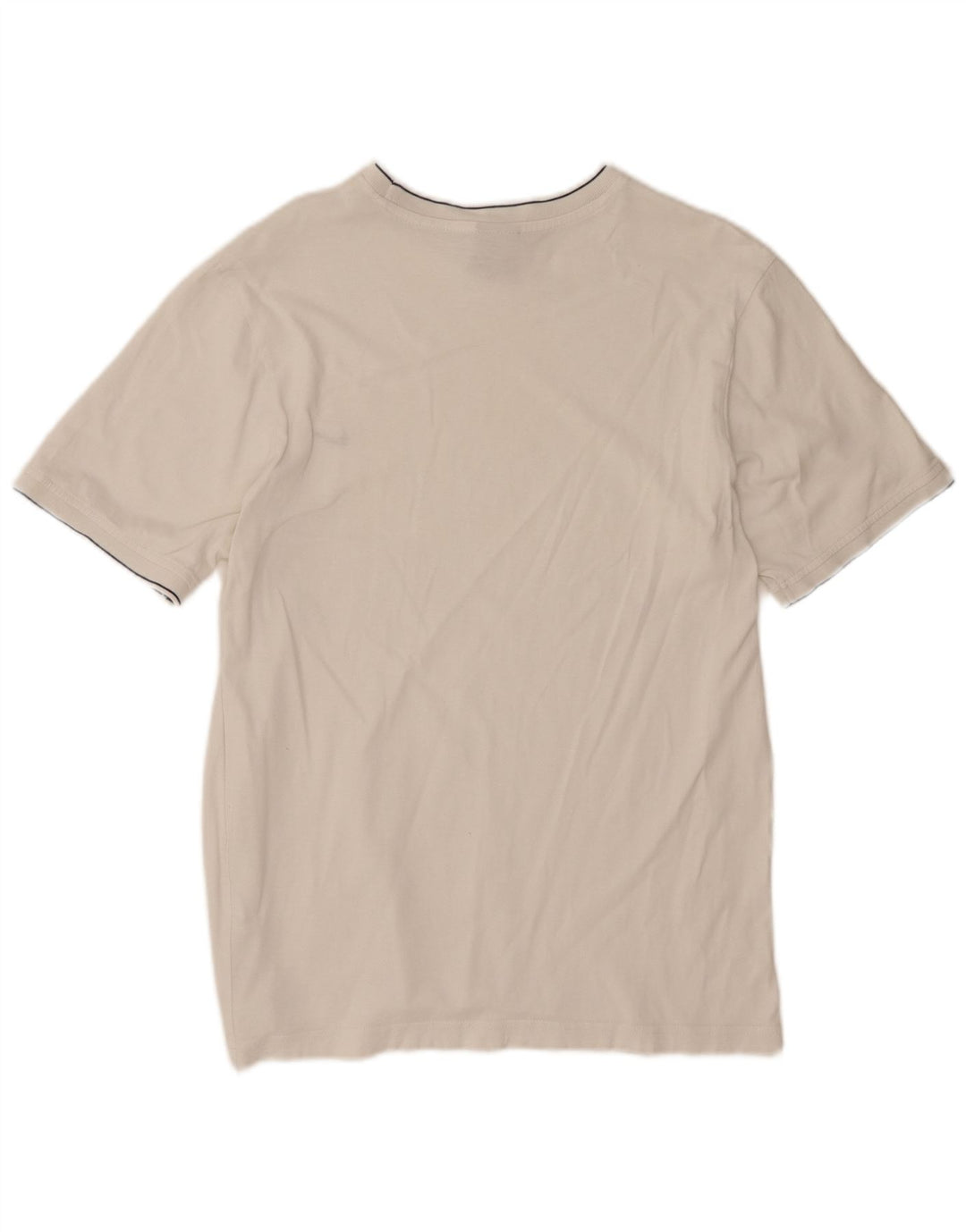 NIKE Mens T-Shirt Top UK 39/41 Medium White Cotton