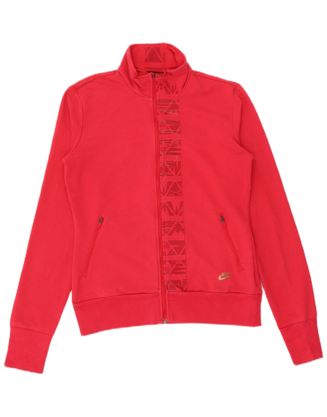 Nike Veste de survêtement graphique pour femme UK 12/14 Rose moyen en coton