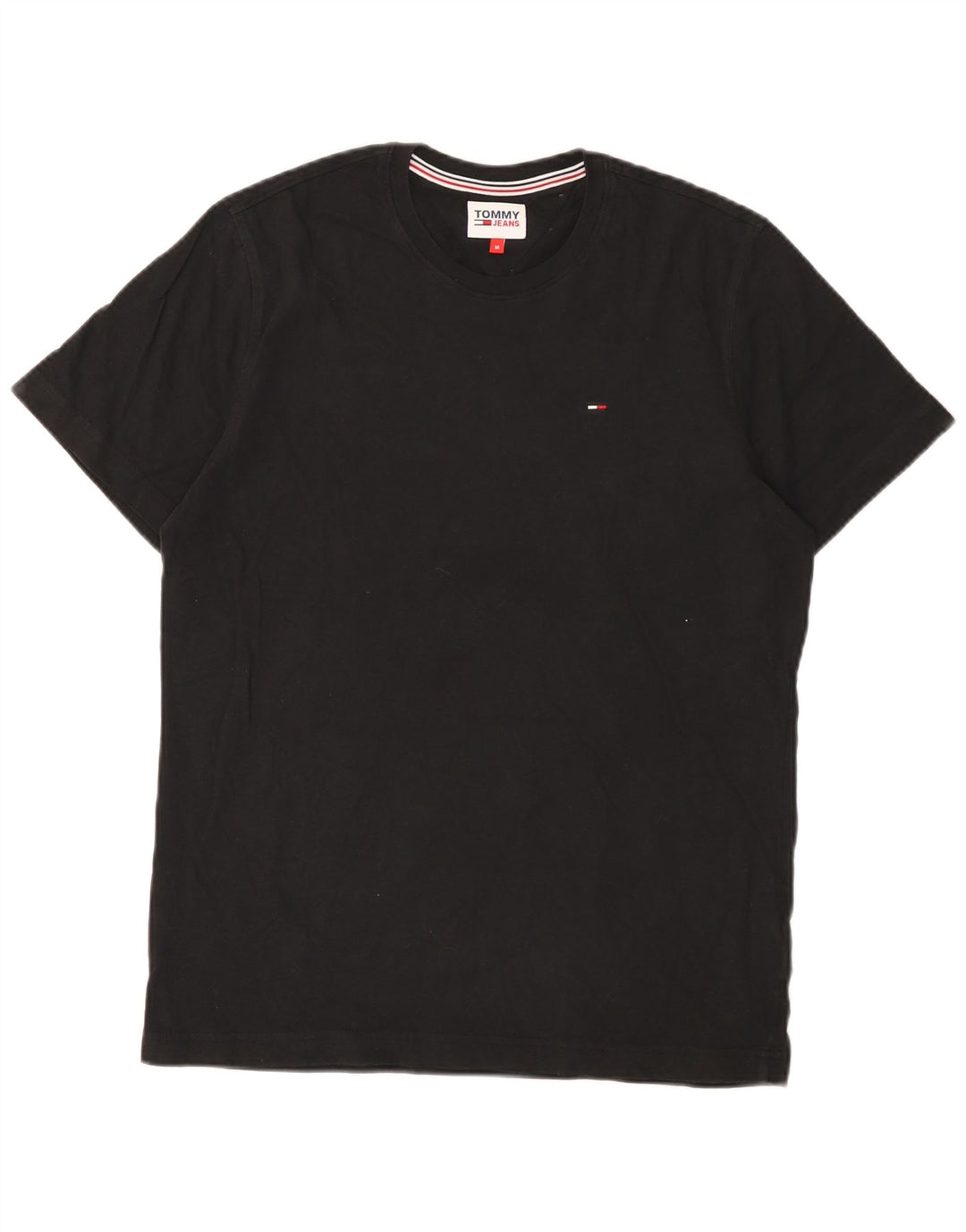 Tommy Hilfiger T-Shirt Homme Noir Moyen Coton