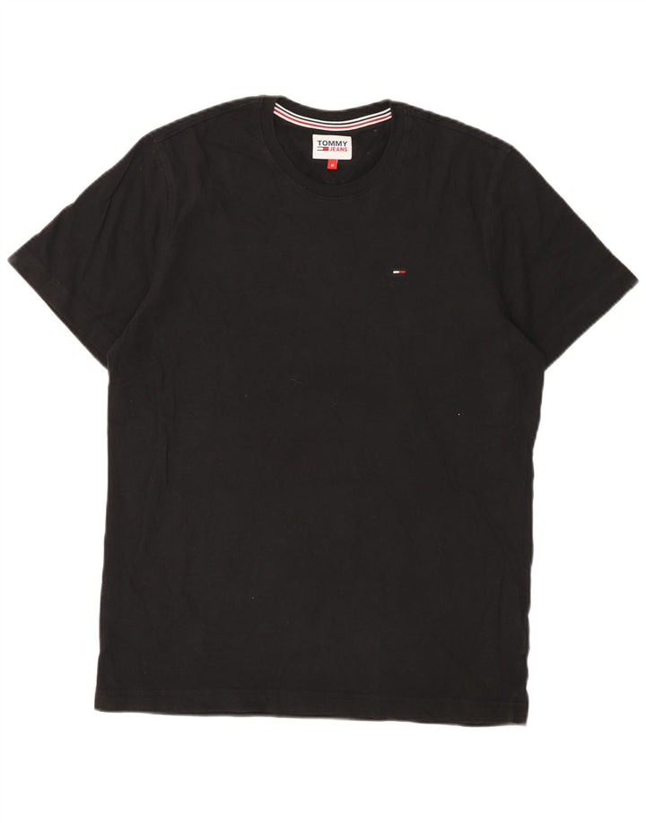 Tommy Hilfiger T-Shirt Homme Noir Moyen Coton