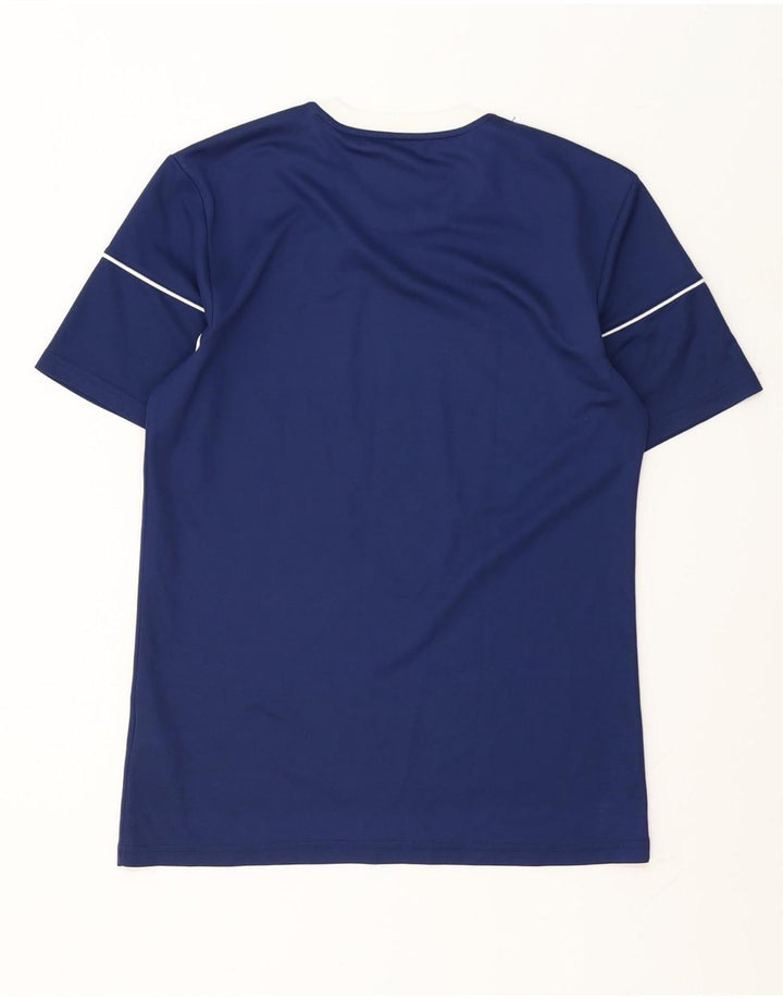 Adidas Hommes Climalite T-Shirt Haut Petit Bleu Marine Polyester