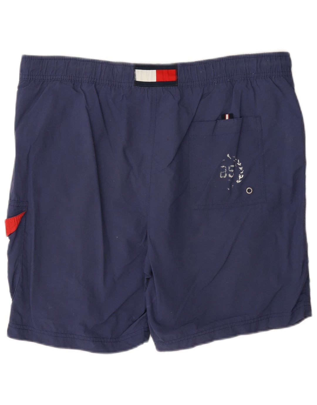 Tommy Hilfiger Short de Bain Graphic Cargo Homme Bleu Marine Moyen
