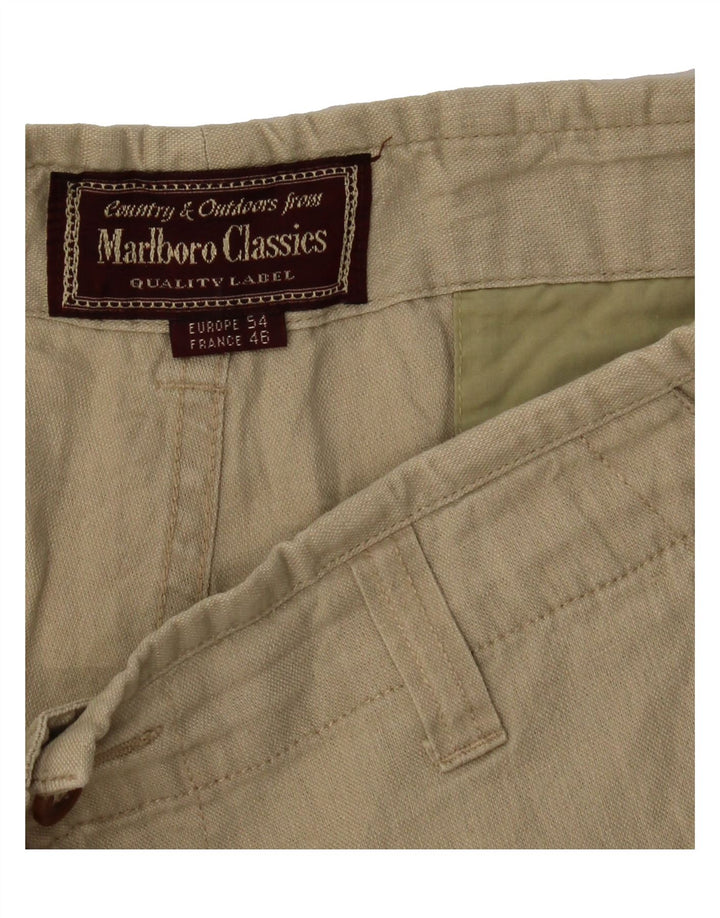 MARLBORO CLASSICS Mens Cargo Shorts EU 54 2XL W38 Beige Vintage Marlboro Classics and Second-Hand Marlboro Classics from Messina Hembry 