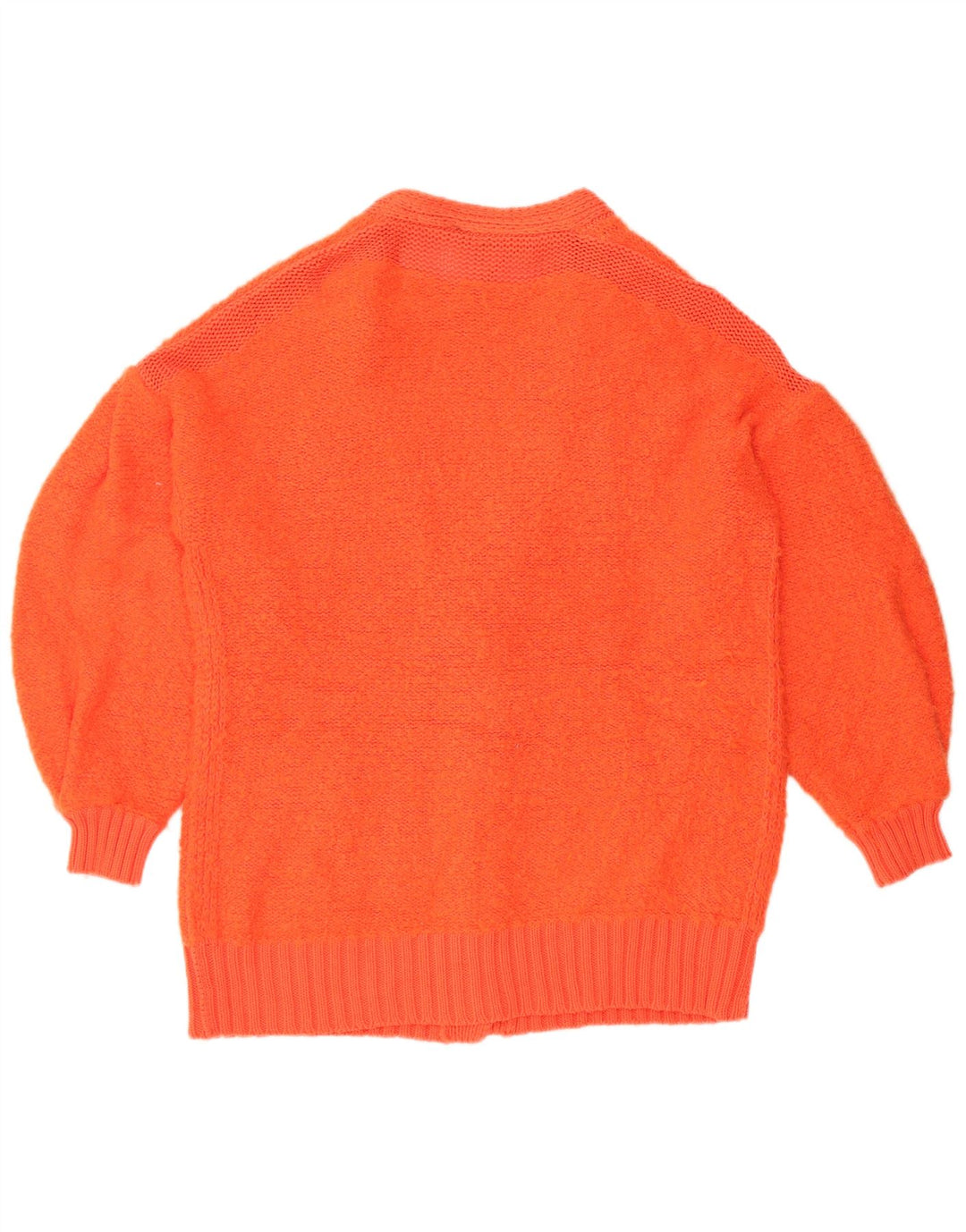 PEOPLE TREE Cardigan surdimensionné pour femme en coton orange UK 6 XS