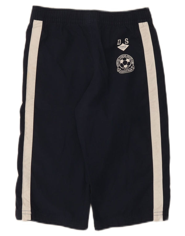 Nike Short de sport graphique pour garçon 5-6 ans Bleu marine moyen colour block