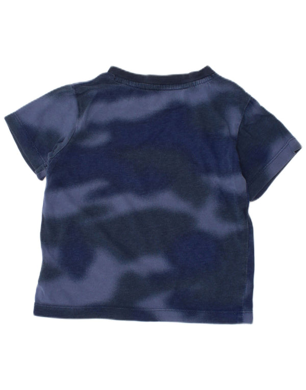 Adidas T-shirt graphique pour bébé garçon 12-18 mois en coton bleu marine tie-dye