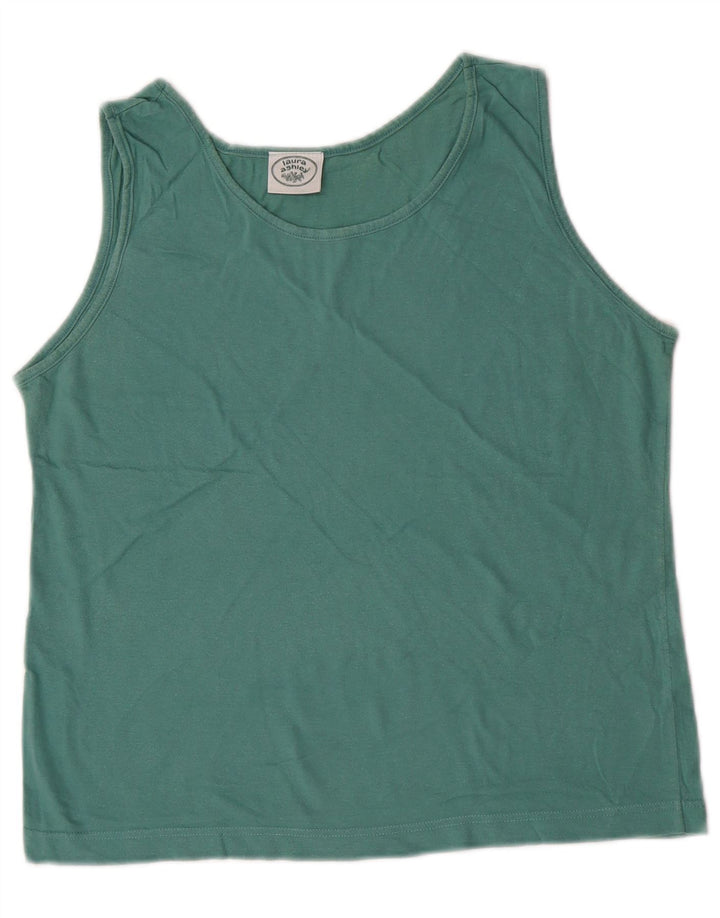 Laura Ashley Débardeur court pour femme UK 12 Vert moyen