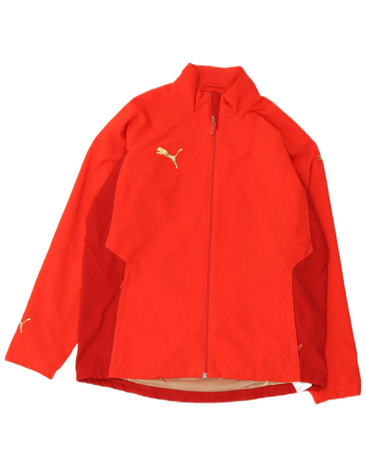 PUMA Veste de Survêtement Garçon 13-14 ans Rouge Colorblock Polyester