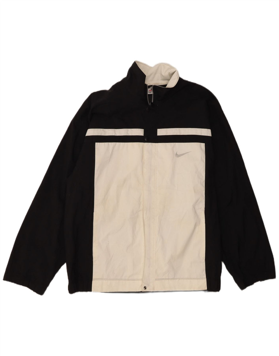 Nike Veste de survêtement pour homme XL Noir Colorblock Nylon