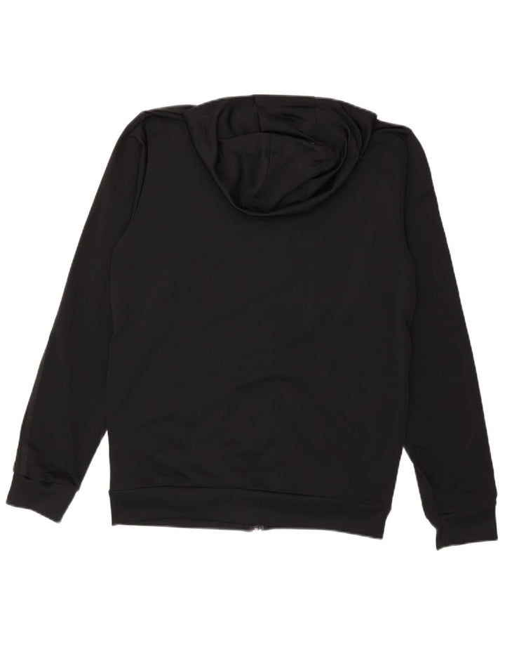 Adidas Pull à capuche zippé pour homme UK 38/40 Polyester noir moyen