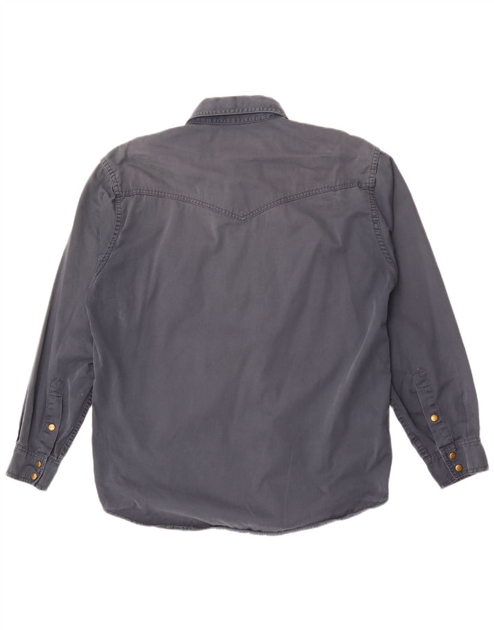 Wrangler Chemise Western Homme Gris Moyen