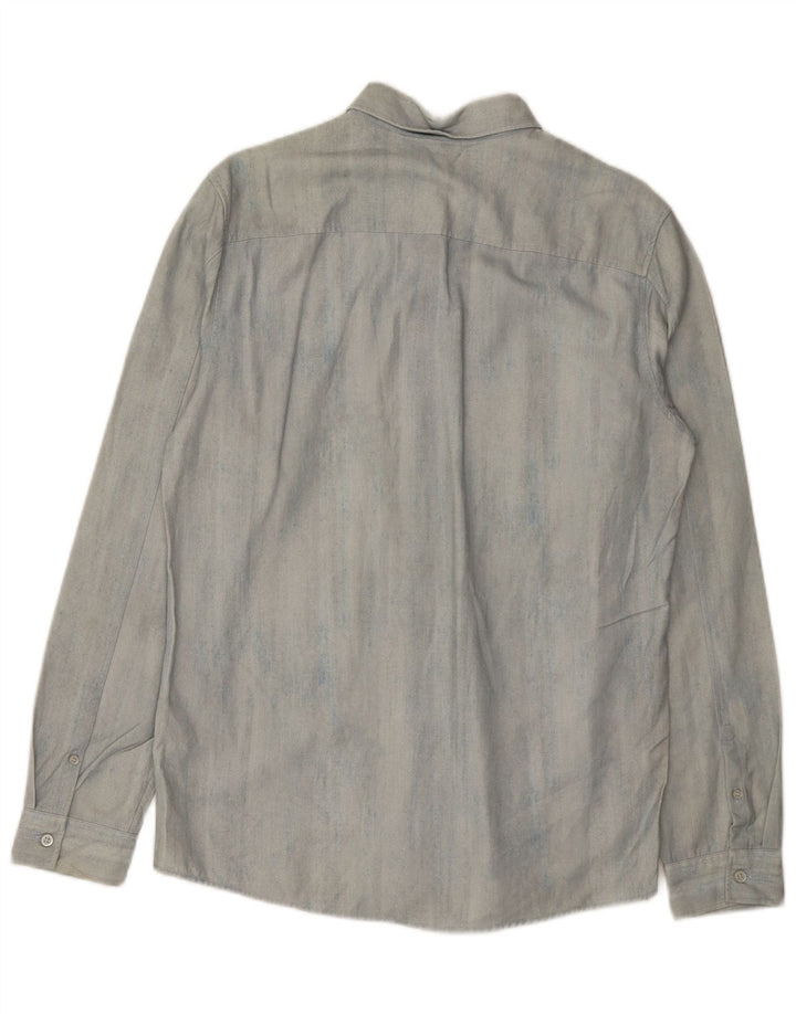 Cos Chemise En Jean Petit Bleu Lyocell Homme