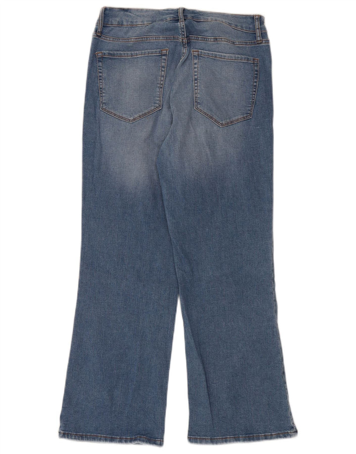 CHAPS Jean court Kick taille mi-haute pour femme US 8 Medium W29 L26 Bleu Coton