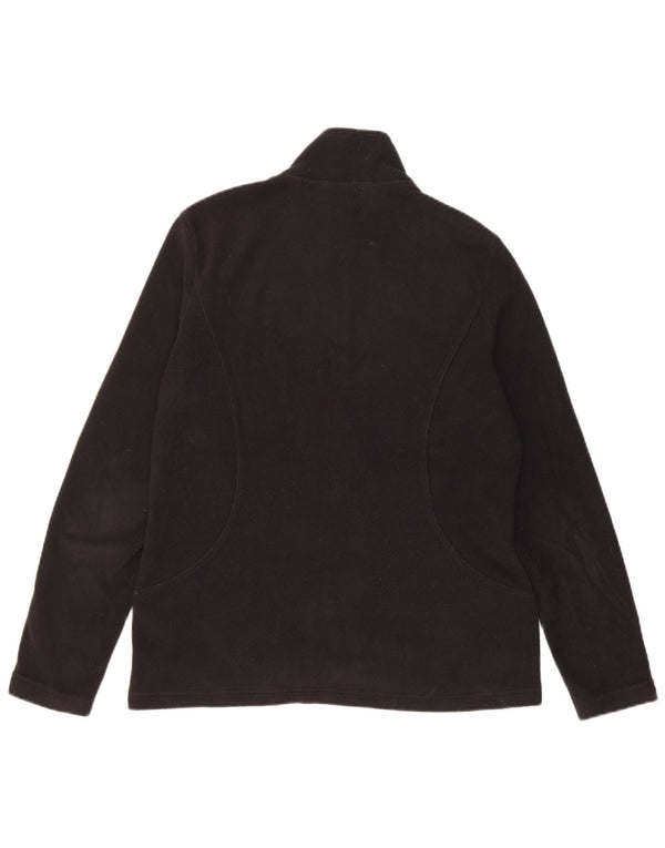 Marks & Spencer Veste polaire pour femme UK 12 Medium Noir Polyester