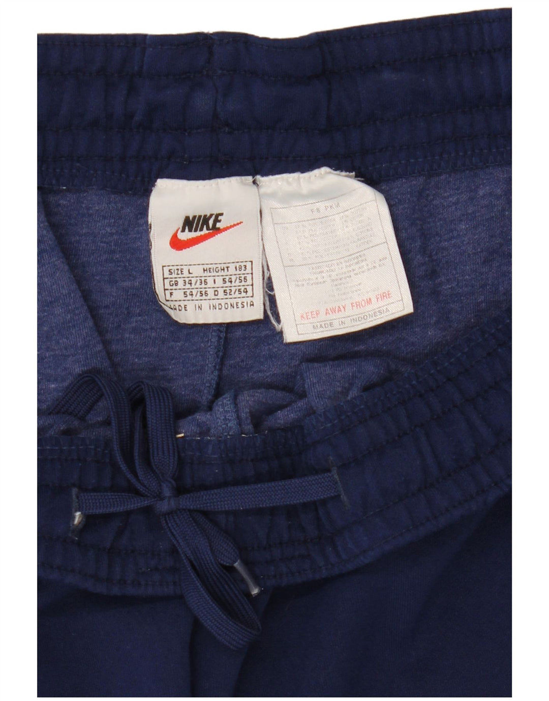 Short de sport Nike pour hommes, grand, bleu marine, polyester