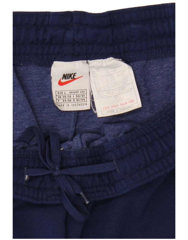 Short de sport Nike pour hommes, grand, bleu marine, polyester