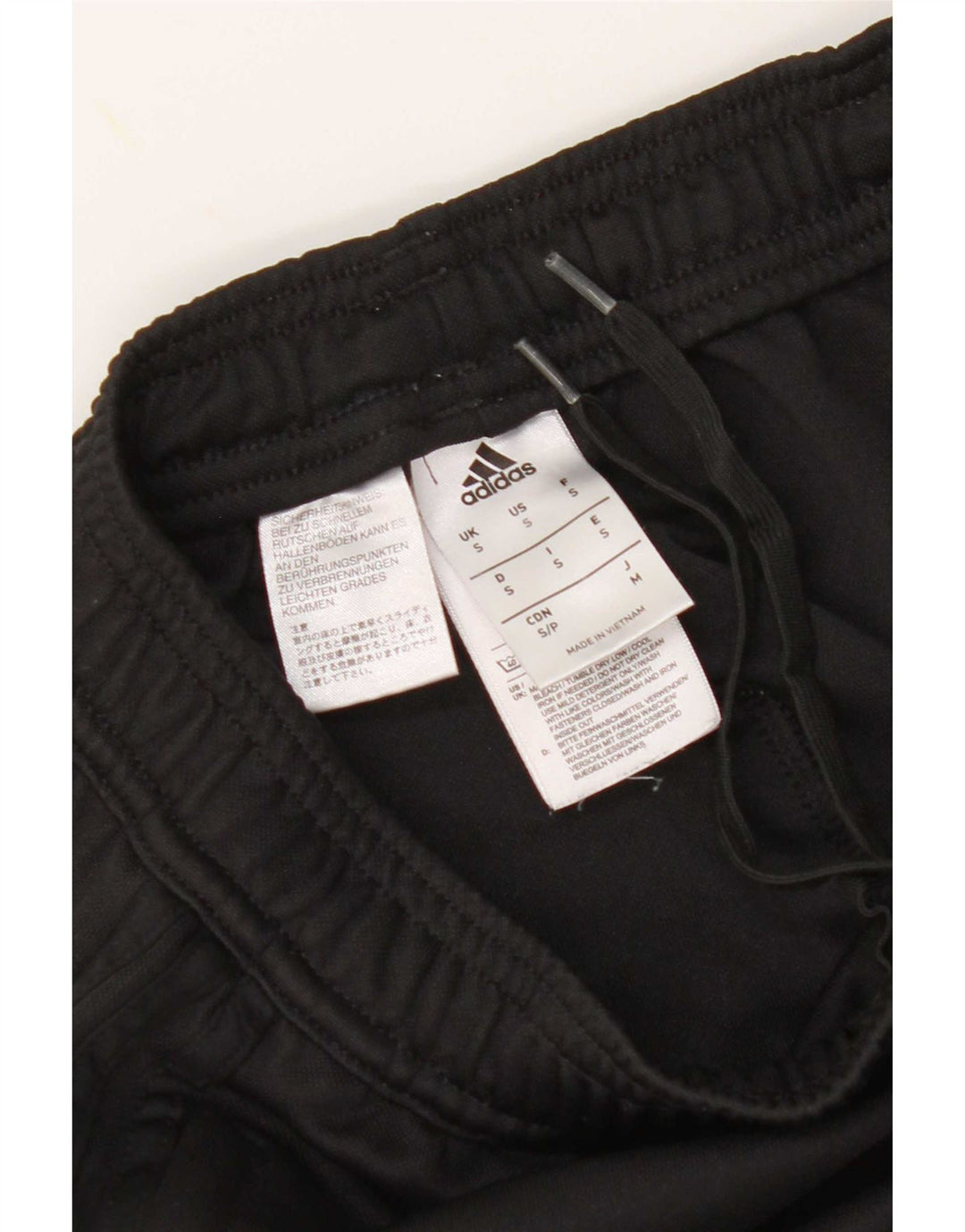 Adidas Pantalon de survêtement graphique pour homme Petit noir Polyester