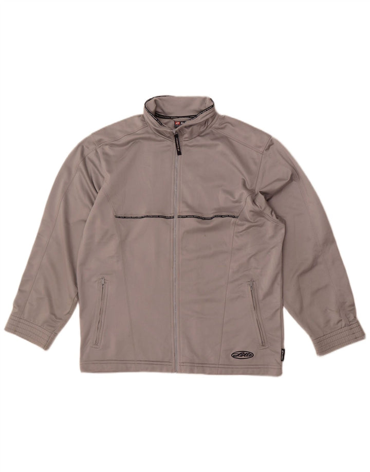 Lotto Veste de survêtement pour femme UK 12 Gris moyen Polyester