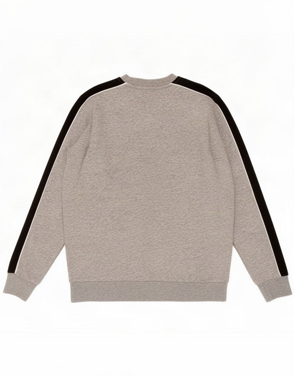 Jack & Jones Sweat-shirt graphique pour homme Large Gris Colorblock Cotton