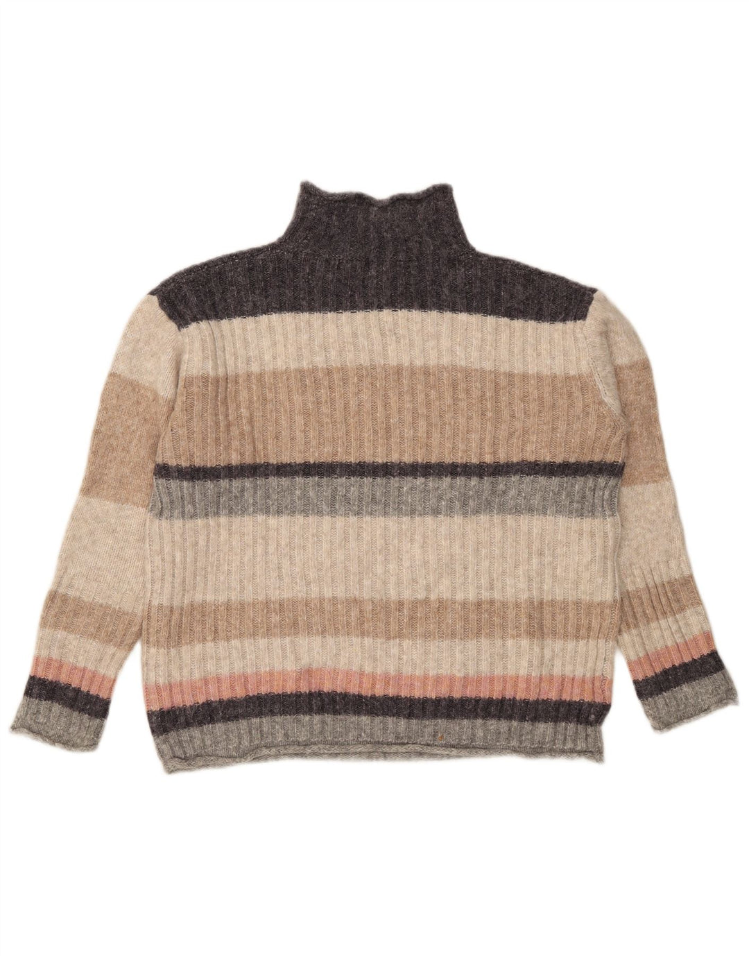 Marks & Spencer Pull col roulé pour femme UK 12 Medium Multicolore