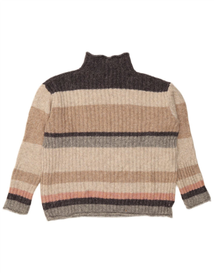Marks & Spencer Pull col roulé pour femme UK 12 Medium Multicolore