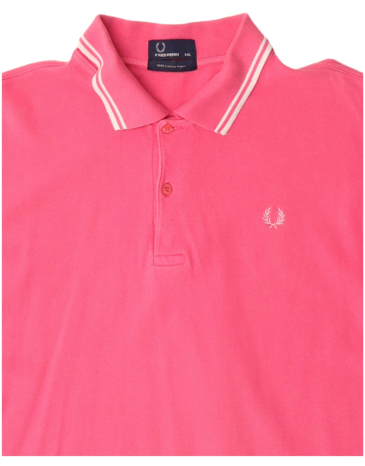 Fred Perry Polo Homme 2XL Rose Coton