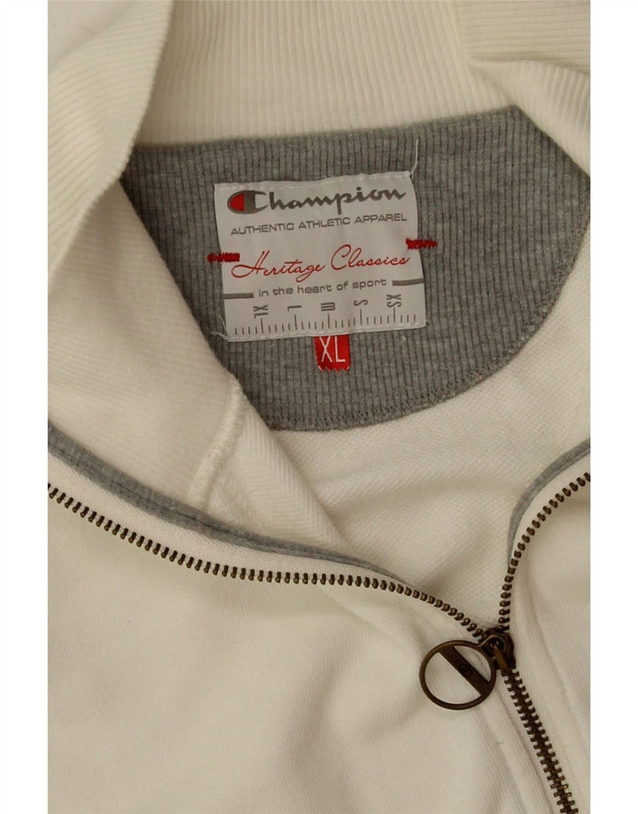 Champion Veste de survêtement Heritage Classics pour femme UK 18 XL Blanc