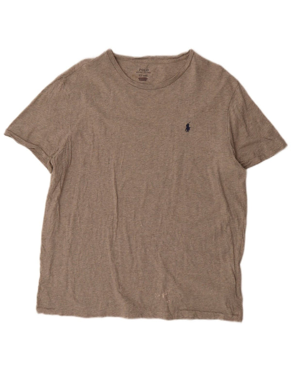 Polo Ralph Lauren T-Shirt Homme Haut Large Gris Coton