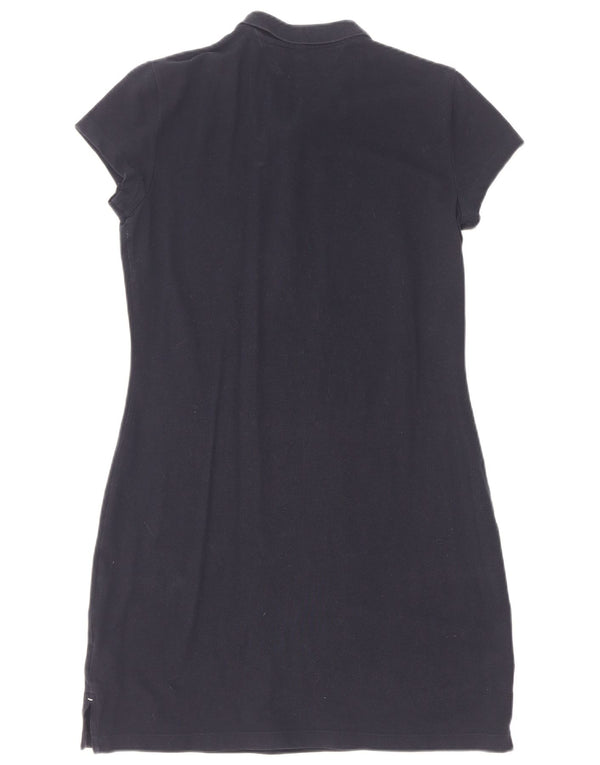 Tommy Hilfiger Robe polo coupe slim pour femme UK 14 Large Bleu marine Coton